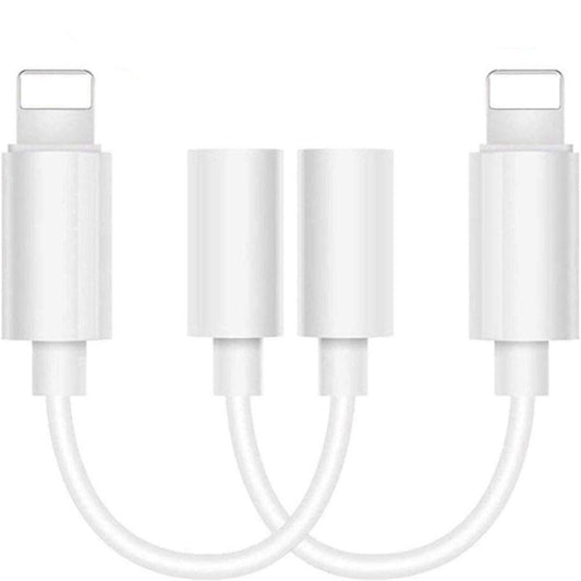 Zs-kl21836 2 PCS 8 Pin to 3.5mm Earphone Adapter Audio Adapter, Support All iOS System