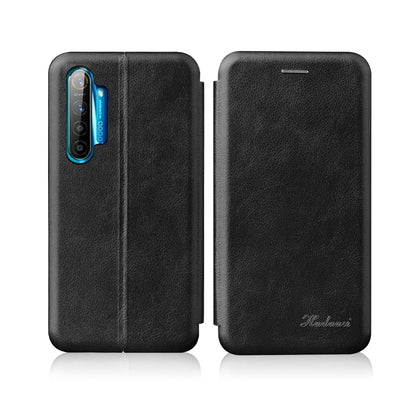 Integrated Electricity Pressing Retro Texture Magnetic TPU+PU Leather Case with Card Slot & Holder, For OPPO K5 / Realme XT / Realme X2, For OPPO A52 / A72 / A92