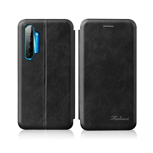 Integrated Electricity Pressing Retro Texture Magnetic TPU+PU Leather Case with Card Slot & Holder, For OPPO K5 / Realme XT / Realme X2, For OPPO A52 / A72 / A92