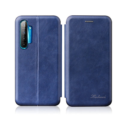Integrated Electricity Pressing Retro Texture Magnetic TPU+PU Leather Case with Card Slot & Holder, For OPPO K5 / Realme XT / Realme X2, For OPPO A52 / A72 / A92