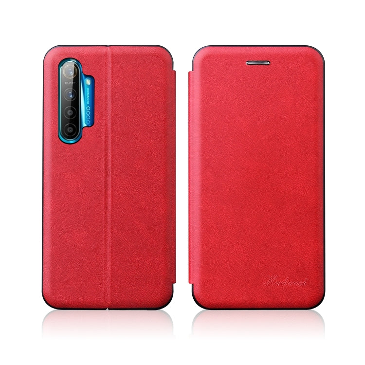 Integrated Electricity Pressing Retro Texture Magnetic TPU+PU Leather Case with Card Slot & Holder, For OPPO K5 / Realme XT / Realme X2, For OPPO A52 / A72 / A92