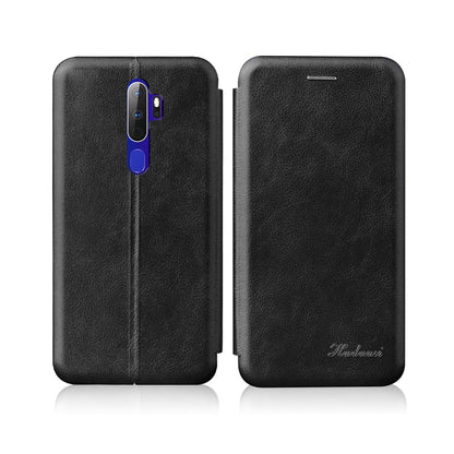 Integrated Electricity Pressing Retro Texture Magnetic TPU+PU Leather Case with Card Slot & Holder, For OPPO K5 / Realme XT / Realme X2, For OPPO A52 / A72 / A92