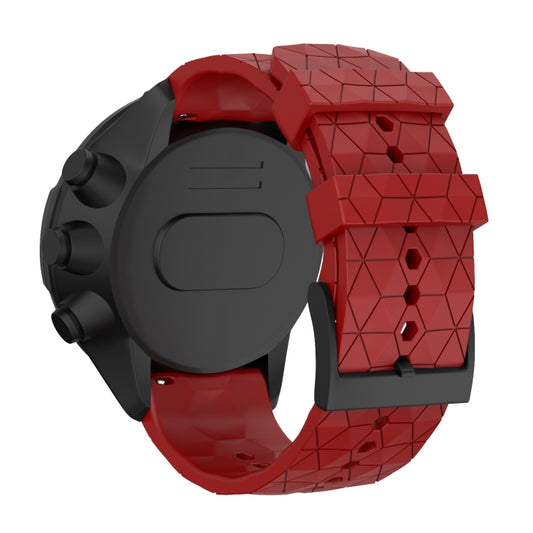 For Suunto Spartan Sport & Suunto 9 / 9 Baro / D5 Universal Football Texture Silicone Strap