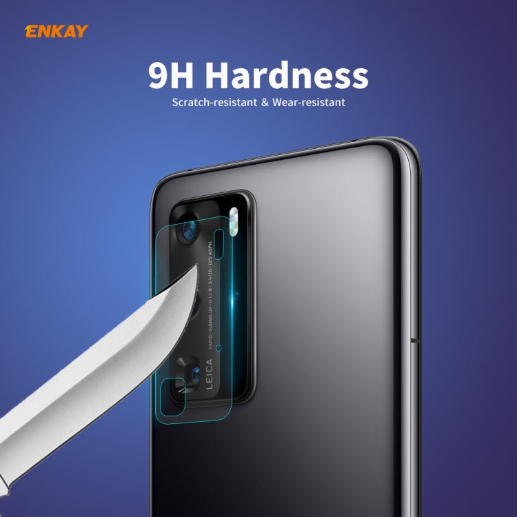Hat-Prince ENKAY 0.2mm 9H 2.15D Round Edge Rear Camera Lens Tempered Glass Film, For Huawei P40 Pro, For Huawei P40, For Samsung Galaxy S20, For Samsung Galaxy S20+, For Samsung Galaxy S20 Ultra