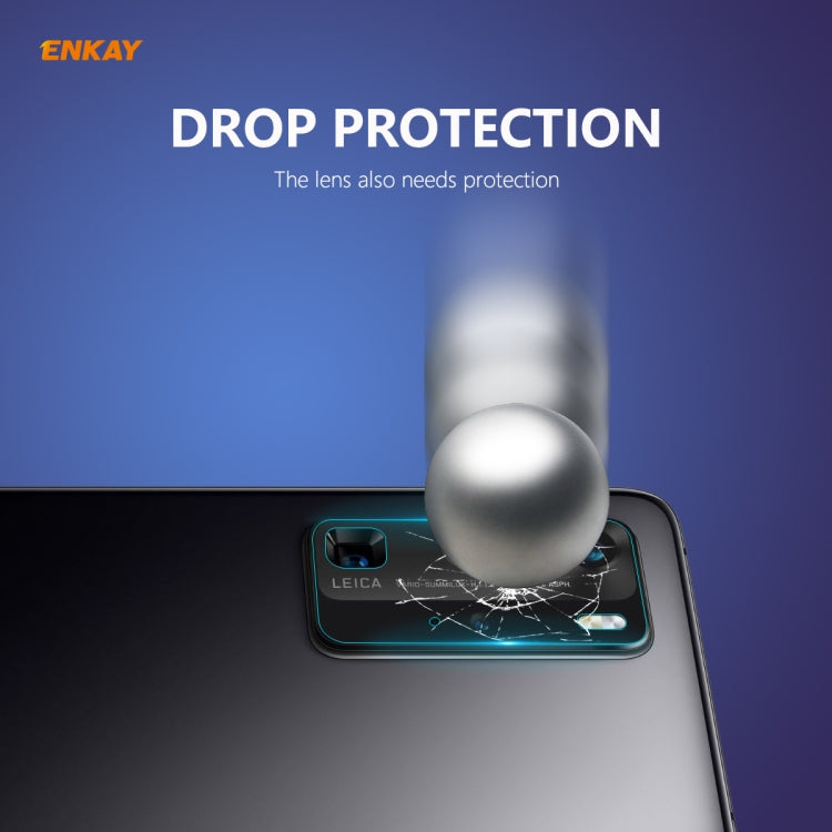 2 PCS Hat-Prince ENKAY 0.2mm 9H 2.15D Round Edge Rear Camera Lens Tempered Glass Film, For Huawei P40 Pro, For Huawei P40, For Samsung Galaxy S20, For Samsung Galaxy S20+, For OnePlus 8 Pro, For OnePlus 8