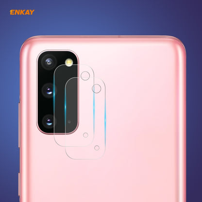 2 PCS Hat-Prince ENKAY 0.2mm 9H 2.15D Round Edge Rear Camera Lens Tempered Glass Film, For Huawei P40 Pro, For Huawei P40, For Samsung Galaxy S20, For Samsung Galaxy S20+, For OnePlus 8 Pro, For OnePlus 8