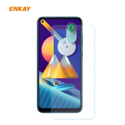 ENKAY Hat-Prince 0.26mm 9H 2.5D Curved Edge Tempered Glass Film, For Samsung Galaxy A01, For Samsung Galaxy A10s, For Samsung Galaxy A11 / M11, For Samsung Galaxy A21, For Samsung Galaxy A21s, For Samsung Galaxy A31, For Samsung Galaxy M31 / M21