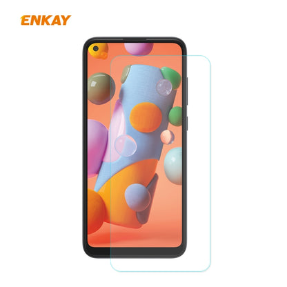 ENKAY Hat-Prince 0.26mm 9H 2.5D Curved Edge Tempered Glass Film, For Samsung Galaxy A01, For Samsung Galaxy A10s, For Samsung Galaxy A11 / M11, For Samsung Galaxy A21, For Samsung Galaxy A21s, For Samsung Galaxy A31, For Samsung Galaxy M31 / M21