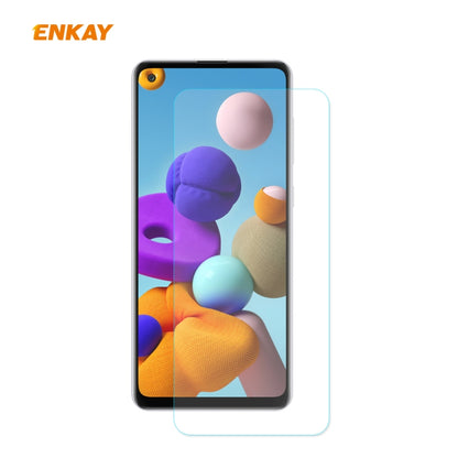 ENKAY Hat-Prince 0.26mm 9H 2.5D Curved Edge Tempered Glass Film, For Samsung Galaxy A01, For Samsung Galaxy A10s, For Samsung Galaxy A11 / M11, For Samsung Galaxy A21, For Samsung Galaxy A21s, For Samsung Galaxy A31, For Samsung Galaxy M31 / M21