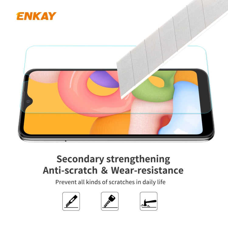 2 PCS ENKAY Hat-Prince 0.26mm 9H 2.5D Curved Edge Tempered Glass Film, For Samsung Galaxy A01, For Samsung Galaxy A10s, For Samsung Galaxy A11 / Galaxy M11, For Samsung Galaxy A21, For Samsung Galaxy A21s, For Samsung Galaxy A31, For Samsung Galaxy A41...