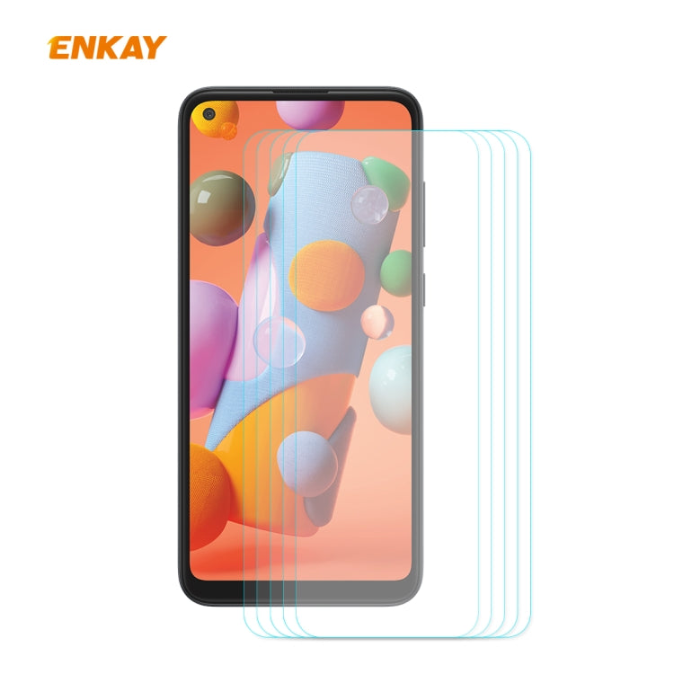 5PCS ENKAY Hat-Prince 0.26mm 9H 2.5D Curved Edge Tempered Glass Film, For Samsung Galaxy A01, For Samsung Galaxy A10s, For Samsung Galaxy A11 / M11, For Samsung Galaxy A21, For Samsung Galaxy A21s, For Samsung Galaxy M31 / M21, For Galaxy A31 5 PCS    ...