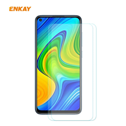 2 PCS ENKAY Hat-Prince 0.26mm 9H 2.5D Curved Edge Tempered Glass Film, For Xiaomi Mi 10 Lite /Redmi 10X 5G, For Redmi 10X 4G / Redmi Note 9, For Redmi Note 9S / Note 9 Pro, For Huawei P40, For Huawei P40 Lite, For Huawei Honor X10 5G                   ...