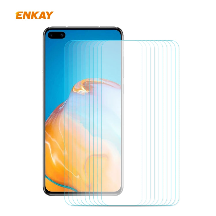 10 PCS ENKAY Hat-Prince 0.26mm 9H 2.5D Curved Edge Tempered Glass Film, For Xiaomi Mi10 Lite / Redmi 10X 5G, For Redmi 10X 4G / Redmi Note 9, For Redmi Note 9S / Note 9 Pro, For Huawei P40, For Huawei P40 Lite, For Huawei Y5p, For Huawei Y6p           ...