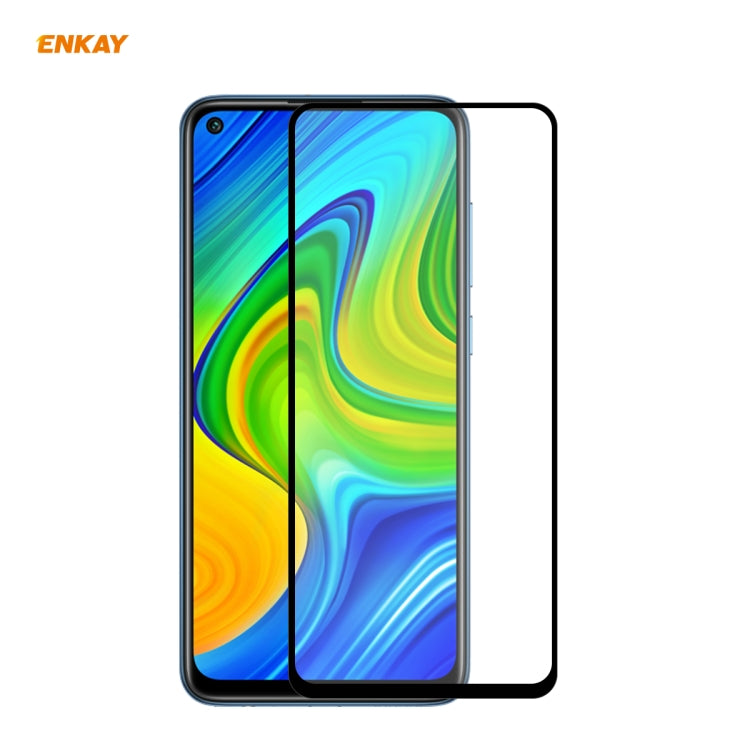 ENKAY Hat-Prince Full Glue 0.26mm 9H 2.5D Tempered Glass Full Coverage Film, For Huawei P40, For Huawei P40 Lite, For Huawei Y5p, For Huawei Y6p, For Huawei Honor X10 5G, For Redmi 10X 4G / Redmi Note 9, For Xiaomi Mi 10 Lite /Redmi 10X 5G             ...