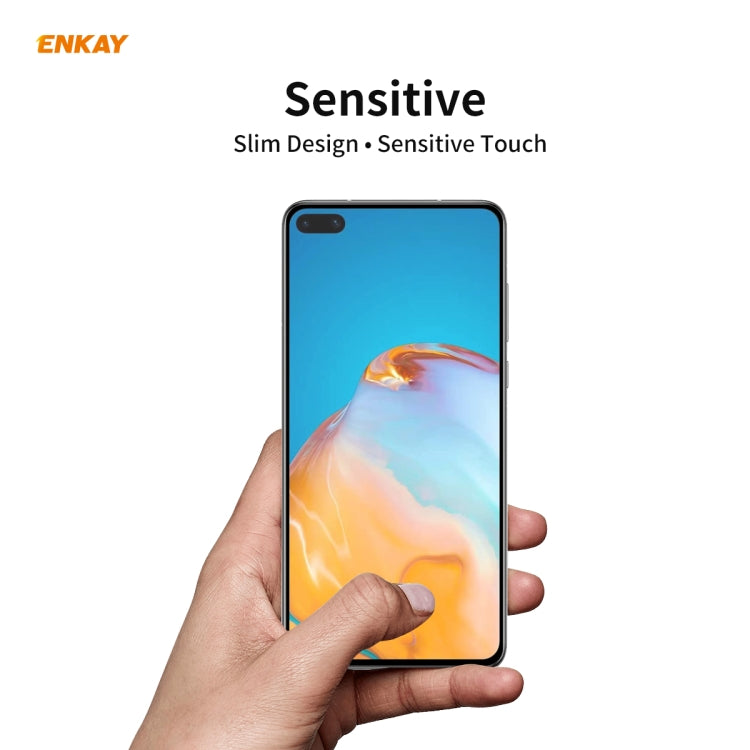 ENKAY Hat-Prince Full Glue 0.26mm 9H 2.5D Tempered Glass Full Coverage Film, For Huawei P40, For Huawei P40 Lite, For Huawei Y5p, For Huawei Y6p, For Huawei Honor X10 5G, For Redmi 10X 4G / Redmi Note 9, For Xiaomi Mi 10 Lite /Redmi 10X 5G             ...