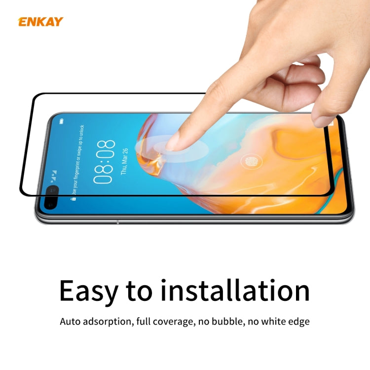 ENKAY Hat-Prince Full Glue 0.26mm 9H 2.5D Tempered Glass Full Coverage Film, For Huawei P40, For Huawei P40 Lite, For Huawei Y5p, For Huawei Y6p, For Huawei Honor X10 5G, For Redmi 10X 4G / Redmi Note 9, For Xiaomi Mi 10 Lite /Redmi 10X 5G             ...