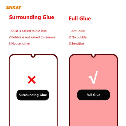 2 PCS ENKAY Hat-Prince Full Glue 0.26mm 9H 2.5D Tempered Glass Full Coverage Film, For Xiaomi Mi 10 Lite /Redmi 10X 5G, For Redmi 10X 4G / Redmi Note 9, For Redmi Note 9S / Note 9 Pro, For Huawei P40, For Huawei P40 Lite, For Huawei Y5p, For Huawei Y6p...