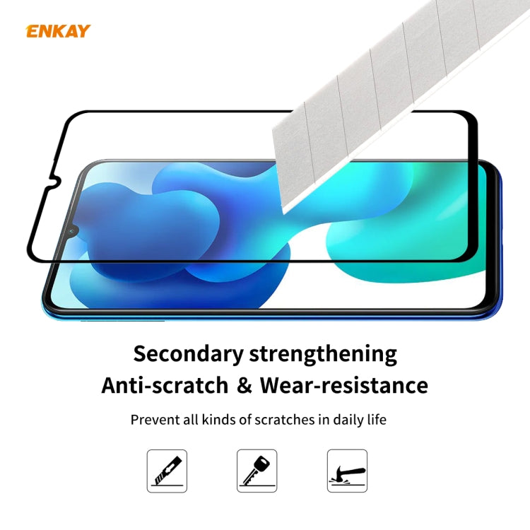 2 PCS ENKAY Hat-Prince Full Glue 0.26mm 9H 2.5D Tempered Glass Full Coverage Film, For Xiaomi Mi 10 Lite /Redmi 10X 5G, For Redmi 10X 4G / Redmi Note 9, For Redmi Note 9S / Note 9 Pro, For Huawei P40, For Huawei P40 Lite, For Huawei Y5p, For Huawei Y6p...