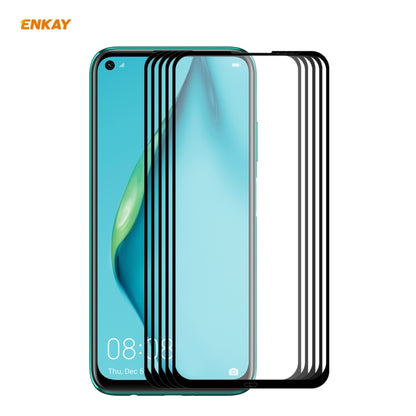 5 PCS ENKAY Hat-Prince Full Glue 0.26mm 9H 2.5D Tempered Glass Full Coverage Film, For Xiaomi Mi 10 Lite /Redmi 10X 5G, For Redmi 10X 4G / Redmi Note 9, For Redmi Note 9S / Note 9 Pro, For Huawei P40, For Huawei P40 Lite, For Huawei Y5p, For Huawei Y6p...