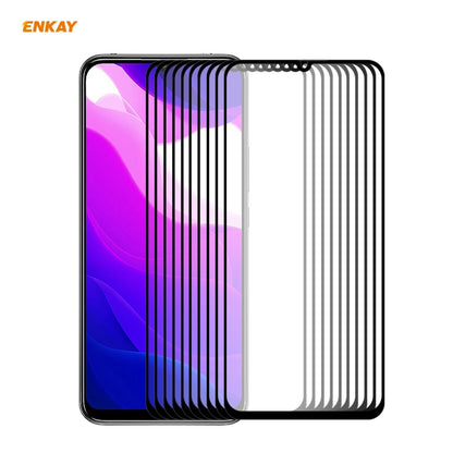 10 PCS ENKAY Hat-Prince Full Glue 0.26mm 9H 2.5D Tempered Glass Full Coverage Film, For Huawei P40, For Huawei P40 Lite, For Huawei Y5p, For Huawei Y6p, For Huawei Honor X10 5G, For Huawei P40 Lite E, For Redmi 10X 4G / Redmi Note 9(10pcs)             ...