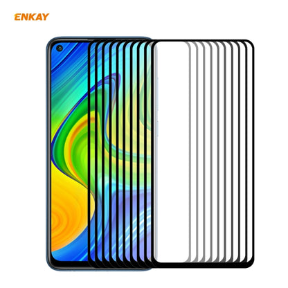 10 PCS ENKAY Hat-Prince Full Glue 0.26mm 9H 2.5D Tempered Glass Full Coverage Film, For Huawei P40, For Huawei P40 Lite, For Huawei Y5p, For Huawei Y6p, For Huawei Honor X10 5G, For Huawei P40 Lite E, For Redmi 10X 4G / Redmi Note 9(10pcs)             ...