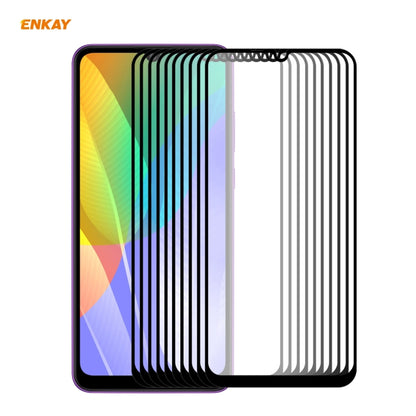 10 PCS ENKAY Hat-Prince Full Glue 0.26mm 9H 2.5D Tempered Glass Full Coverage Film, For Huawei P40, For Huawei P40 Lite, For Huawei Y5p, For Huawei Y6p, For Huawei Honor X10 5G, For Huawei P40 Lite E, For Redmi 10X 4G / Redmi Note 9(10pcs)             ...