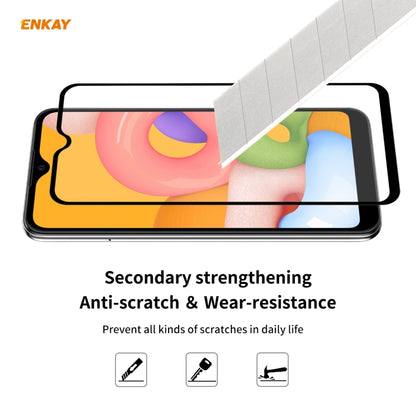 10 PCS ENKAY Hat-Prince Full Glue 0.26mm 9H 2.5D Tempered Glass Full Coverage Film, For Galaxy A01 10 PCS, For Galaxy A11 / M11 10 PCS, For Galaxy A21s 10pcs, For Galaxy A31 10 PCS, For Galaxy A41 10 PCS