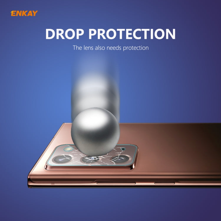 2 PCS Hat-Prince ENKAY 0.2mm 9H 2.15D Round Edge Rear Camera Lens Tempered Glass Film Protector, For Samsung Galaxy Note20, For Samsung Galaxy Note20 Ultra, For OnePlus Nord