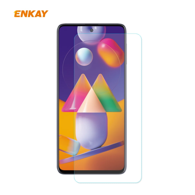 ENKAY Hat-Prince 0.26mm 9H 2.5D Curved Edge Tempered Glass Film, For OnePlus Nord, For Galaxy M31s