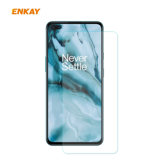ENKAY Hat-Prince Film en Verre Trempé à Bord Incurvé 2,5D 9H de 0,26mm, Pour OnePlus Nord, Pour Galaxy M31s