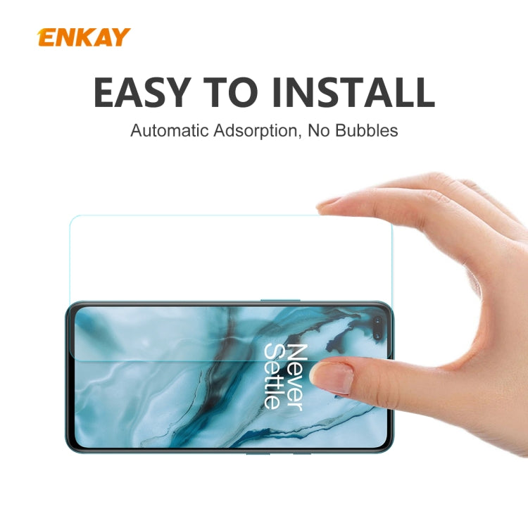 ENKAY Hat-Prince 0.26mm 9H 2.5D Curved Edge Tempered Glass Film, For OnePlus Nord, For Galaxy M31s