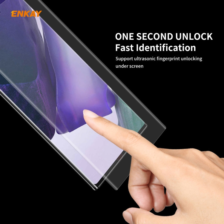 For Samsung Galaxy Note 20 Ultra 10 PCS ENKAY Hat-Prince 3D Full Screen PET Curved Hot Bending HD Screen Protector Soft Film, For Samsung Galaxy Note 20 Ultra