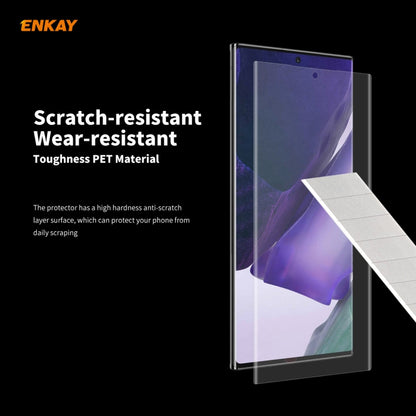 For Samsung Galaxy Note 20 Ultra 10 PCS ENKAY Hat-Prince 3D Full Screen PET Curved Hot Bending HD Screen Protector Soft Film, For Samsung Galaxy Note 20 Ultra