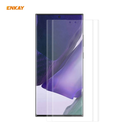 For Samsung Galaxy Note 20 Ultra 2 PCS ENKAY Hat-Prince 3D Full Screen PET Curved Hot Bending HD Screen Protector Soft Film, For Samsung Galaxy Note 20 Ultra