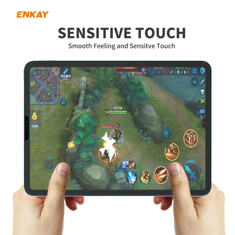 For iPad Pro 11 2020 / 2018 ENKAY Hat-Prince 0.33mm 9H Surface Hardness 2.5D Explosion-proof Tempered Glass Protector, For iPad Pro 11 2022 / 2021 / 2020 / 2018(1pc)