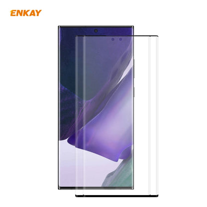 For Samsung Galaxy Note 20 Ultra ENKAY Hat-Prince 0.26mm 9H 3D Explosion-proof Full Screen Curved Heat Bending Tempered Glass Film, For Samsung Galaxy Note 20 Ultra(1 PCS), For Samsung Galaxy Note 20 Ultra(2 PCS), For Samsung Galaxy Note 20 Ultra(5 PCS)