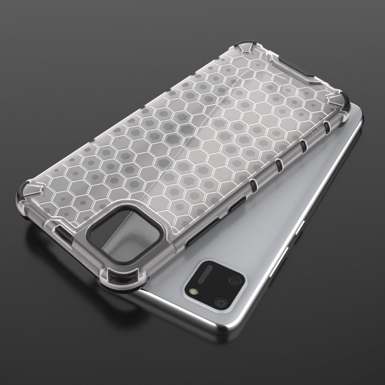 For OPPO Realme C15 Shockproof Honeycomb PC + TPU Case