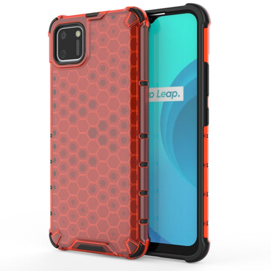 For OPPO Realme C11 Shockproof Honeycomb PC + TPU Case, For OPPO Realme C11