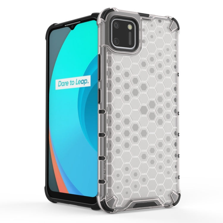 For OPPO Realme C11 Shockproof Honeycomb PC + TPU Case, For OPPO Realme C11