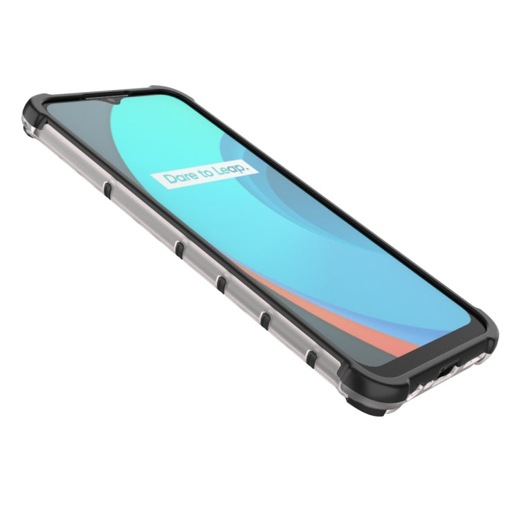 For OPPO Realme C11 Shockproof Honeycomb PC + TPU Case, For OPPO Realme C11
