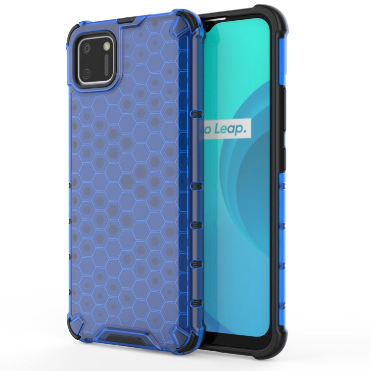 For OPPO Realme C11 Shockproof Honeycomb PC + TPU Case, For OPPO Realme C11