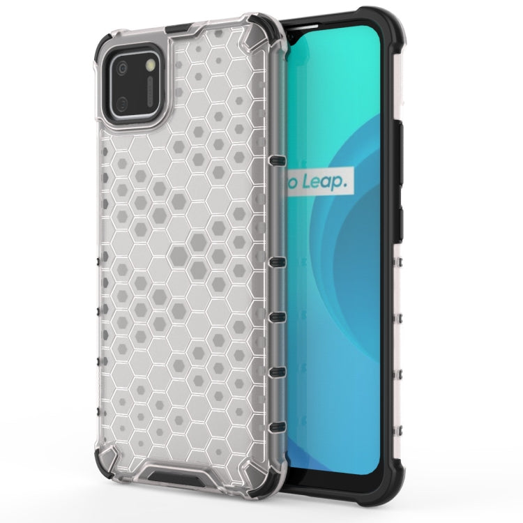 For OPPO Realme C11 Shockproof Honeycomb PC + TPU Case, For OPPO Realme C11