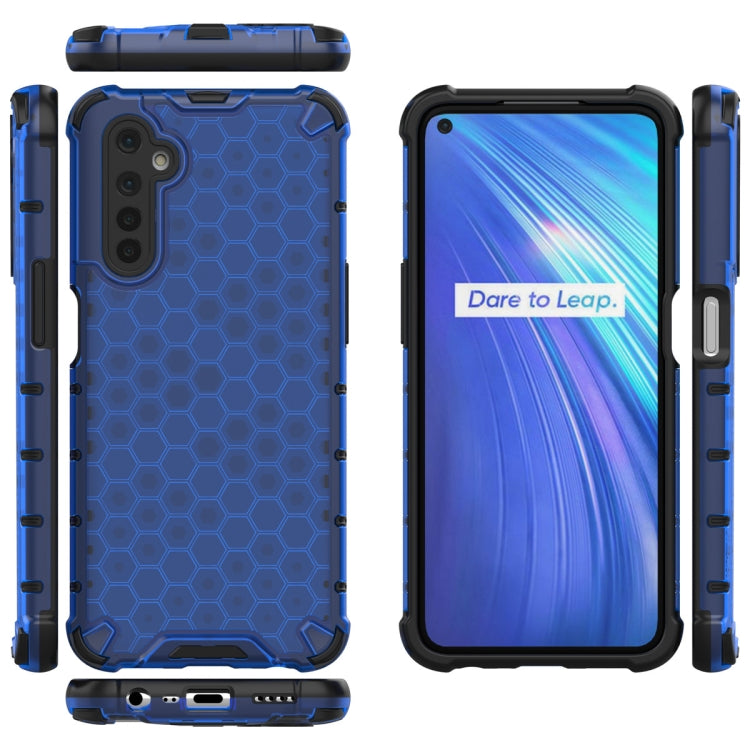 For OPPO Realme 6 Shockproof Honeycomb PC + TPU Case, For OPPO Realme 6