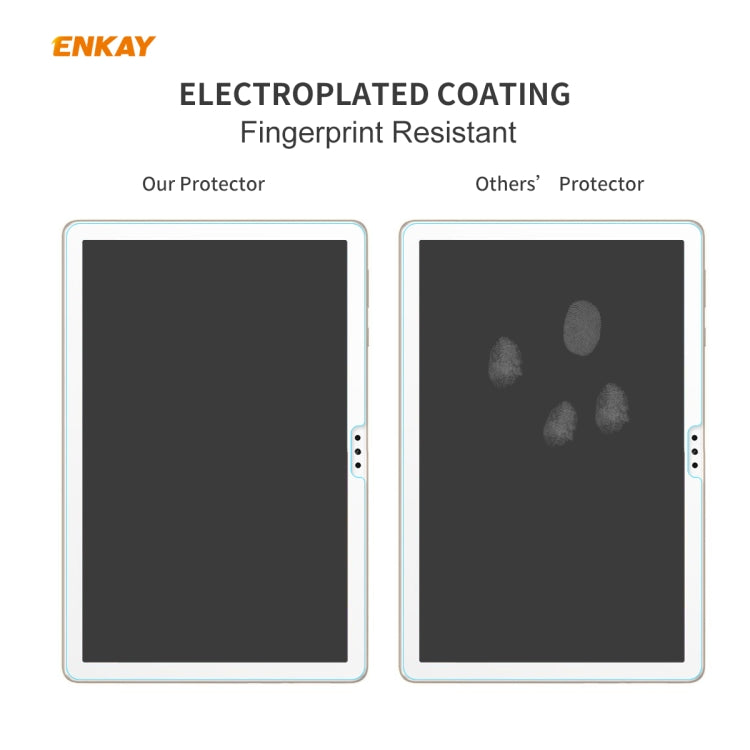 ENKAY Hat-Prince 0.33mm 9H Surface Hardness 2.5D Explosion-proof Tempered Glass Protector Film, For Huawei Enjoy Tablet 2, For Huawei MatePad 10.8