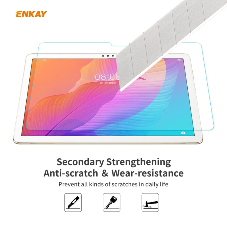 ENKAY Hat-Prince 0.33mm 9H Surface Hardness 2.5D Explosion-proof Tempered Glass Protector Film, For Huawei Enjoy Tablet 2, For Huawei MatePad 10.8