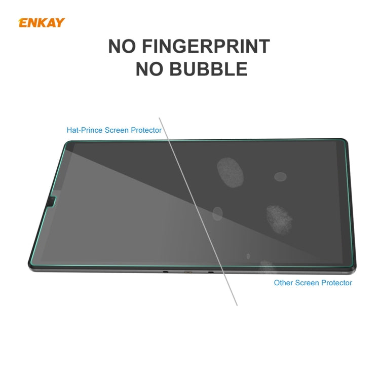 2 PCS ENKAY Hat-Prince 0.33mm 9H Surface Hardness 2.5D Explosion-proof Tempered Glass Protector Film, For Lenovo Tab M10 Plus TB-X606F, For Lenovo Tab M10 HD (2nd Gen), For Lenovo Tab P11, For Lenovo Tab P11 Pro