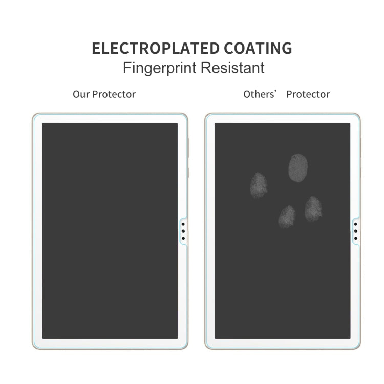 2 PCS ENKAY Hat-Prince 0.33mm 9H Surface Hardness 2.5D Explosion-proof Tempered Glass Protector, For Huawei Enjoy Tablet 2, For Huawei MatePad 10.8