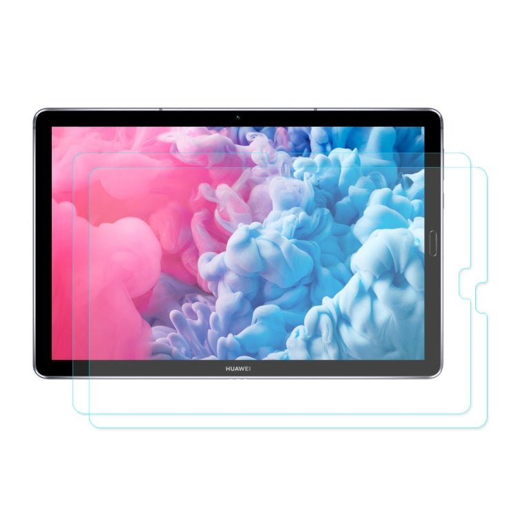 2 PCS ENKAY Hat-Prince 0.33mm 9H Surface Hardness 2.5D Explosion-proof Tempered Glass Protector, For Huawei Enjoy Tablet 2, For Huawei MatePad 10.8