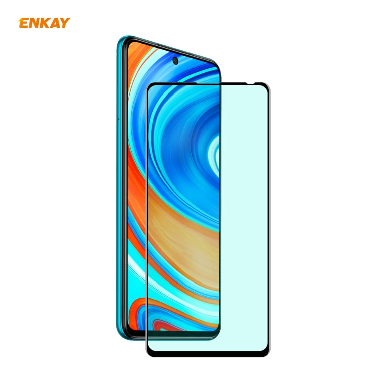 ENKAY Hat-Prince 0.26mm 9H 6D Curved Full Screen Eye Protection Green Film Tempered Glass Protector, For Xiaomi Redmi Note 8 Pro, For Redmi Note 9S/Note 9 Pro (Max), ForRedmi 10X 4G / Redmi Note 9, For Samsung Galaxy A71, For Samsung Galaxy A41        ...