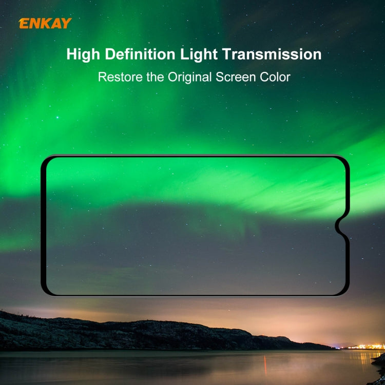 2 PCS ENKAY Hat-Prince 0.26mm 9H 6D Curved Full Screen Eye Protection Green Film Tempered Glass Protector, For Xiaomi Redmi Note 8 Pro, For Xiaomi Redmi Note 9S/Note 9 Pro, For Redmi 10X 4G/Redmi Note 9, For Samsung Galaxy A71, For Samsung Galaxy A41  ...